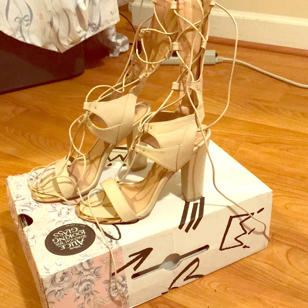 Gladiator heeled sandals